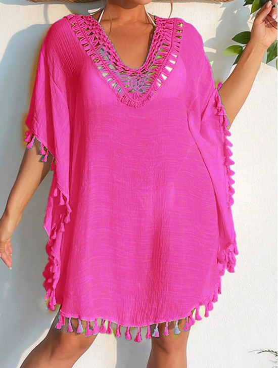 Lace Top W/ Fringes
